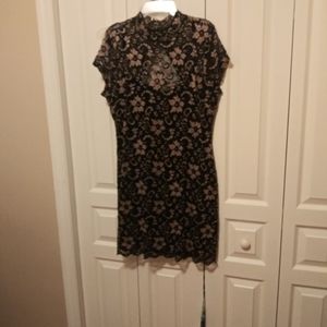 Lace black dress